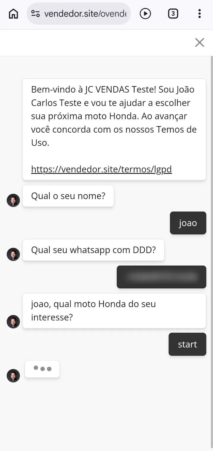 IA Vendedor Virtual